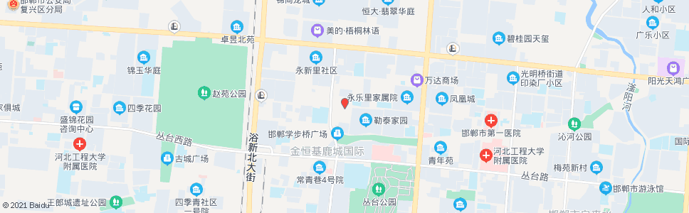 邯郸第一财经学校_公交站地图_邯郸公交_妙搜公交查询2024