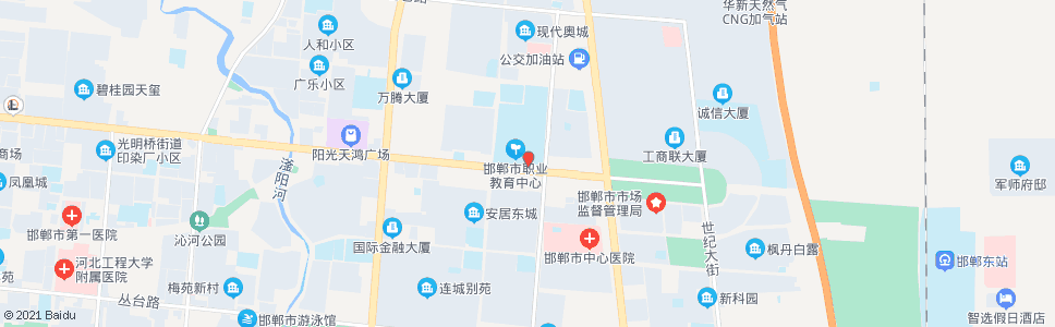 邯郸北方学校_公交站地图_邯郸公交_妙搜公交查询2024