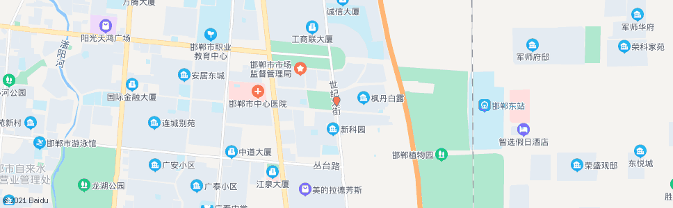 邯郸世纪大街友谊路口_公交站地图_邯郸公交_妙搜公交查询2024