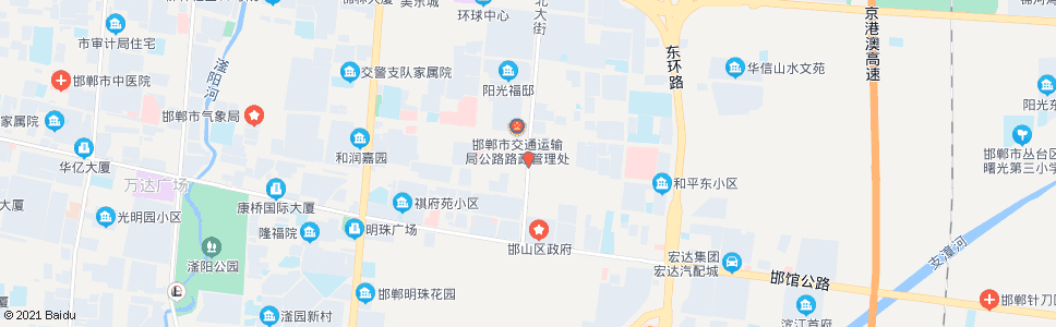 邯郸东柳大街和平路口_公交站地图_邯郸公交_妙搜公交查询2024