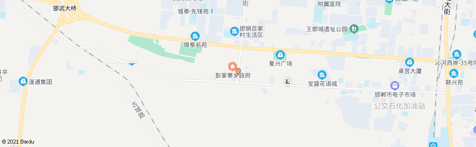 邯郸前进大街复兴路口_公交站地图_邯郸公交_妙搜公交查询2024