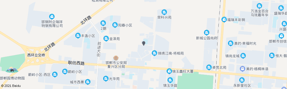 邯郸建设北小学_公交站地图_邯郸公交_妙搜公交查询2024