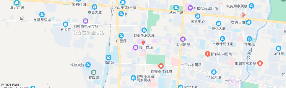 邯郸和平路陵西街口_公交站地图_邯郸公交_妙搜公交查询2024