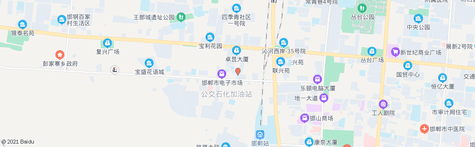 邯郸赵王宾馆西门_公交站地图_邯郸公交_妙搜公交查询2024