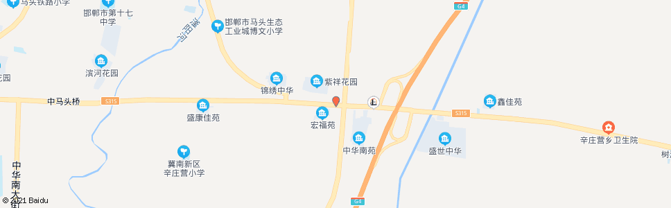 邯郸中华大街成峰路口_公交站地图_邯郸公交_妙搜公交查询2024