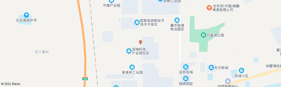 邯郸和谐大街创业路口_公交站地图_邯郸公交_妙搜公交查询2024