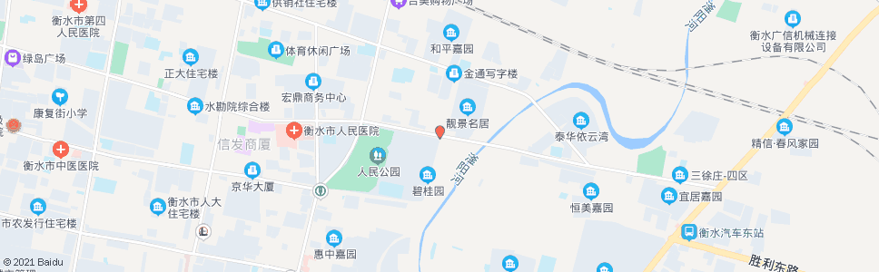 衡水人民路新建街口_公交站地图_衡水公交_妙搜公交查询2025