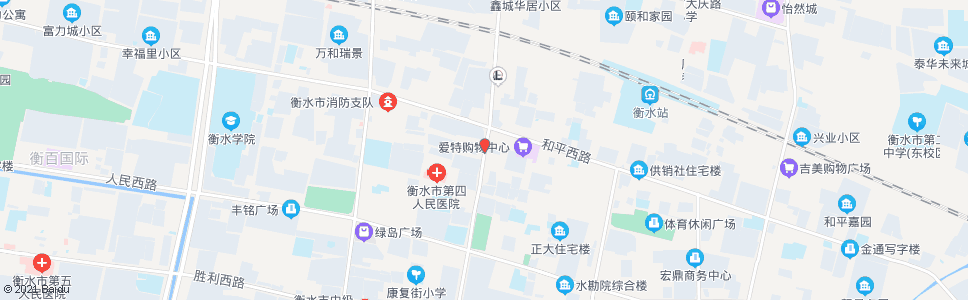 衡水中华大街和平路口_公交站地图_衡水公交_妙搜公交查询2024