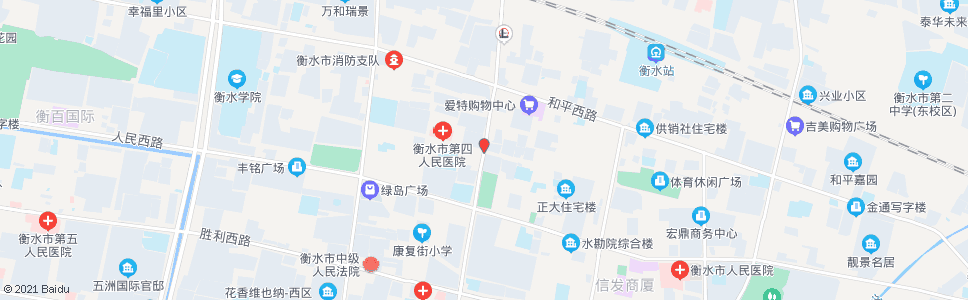 衡水中华大街新华路口_公交站地图_衡水公交_妙搜公交查询2024