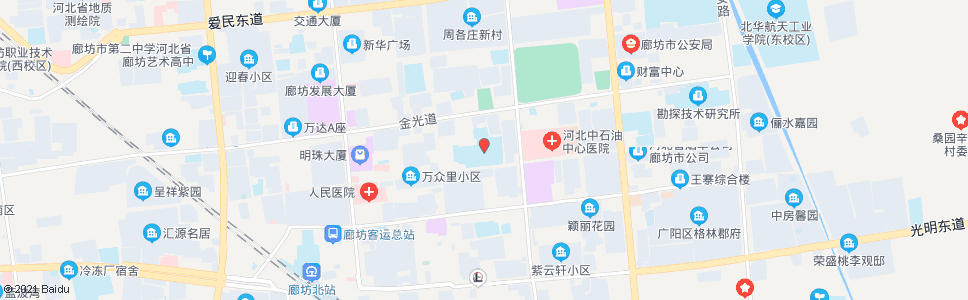 廊坊管道局中学_公交站地图_廊坊公交_妙搜公交查询2024