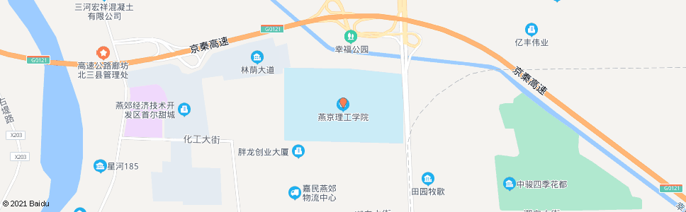 廊坊燕京理工学院_公交站地图_廊坊公交_妙搜公交查询2024