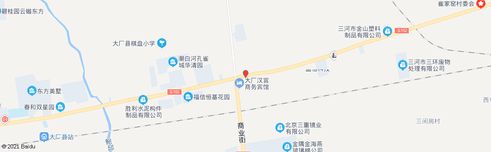 廊坊煤矿路口北(小定府西)_公交站地图_廊坊公交_妙搜公交查询2024