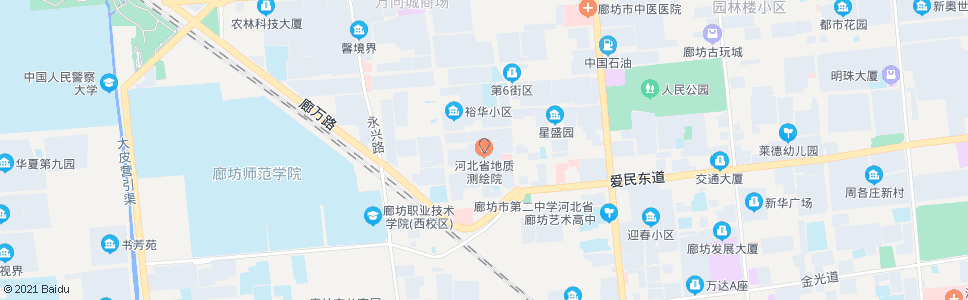 廊坊省地质测绘院_公交站地图_廊坊公交_妙搜公交查询2025