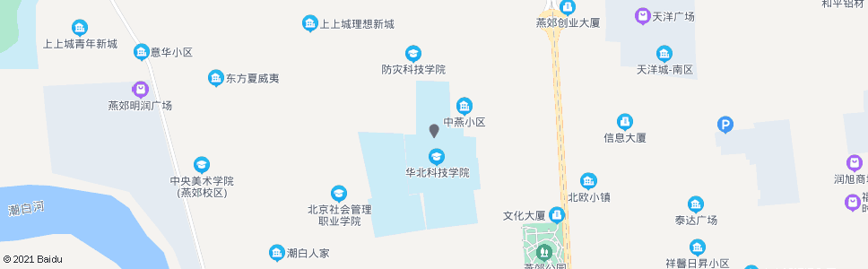 廊坊燕郊华北科技学院北门_公交站地图_廊坊公交_妙搜公交查询2024