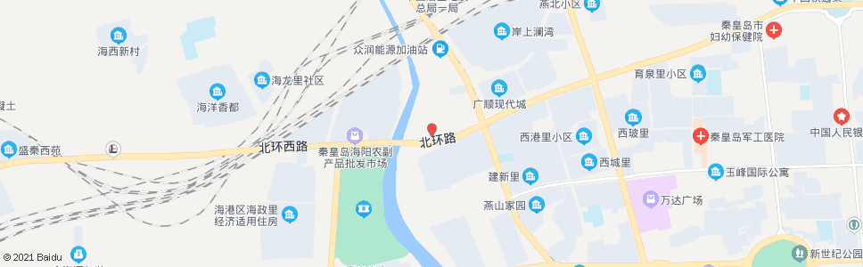 秦皇岛海阳大桥(海阳路)_公交站地图_秦皇岛公交_妙搜公交查询2024