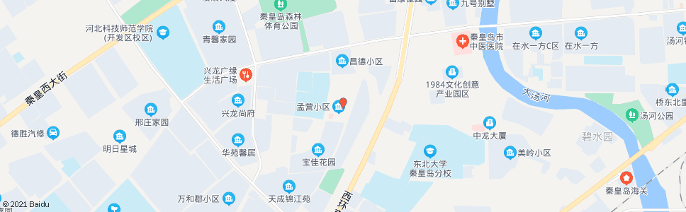 秦皇岛永诚国际旅行社(孟营二区)_公交站地图_秦皇岛公交_妙搜公交查询2024