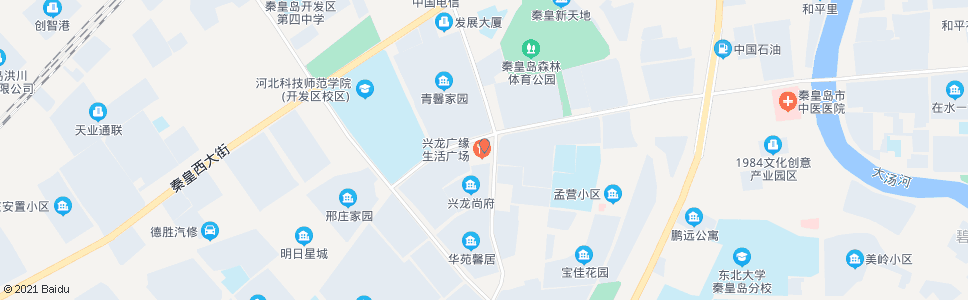 秦皇岛广缘超市_公交站地图_秦皇岛公交_妙搜公交查询2024