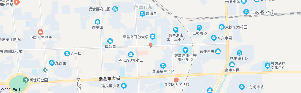 秦皇岛秦皇岛电大_公交站地图_秦皇岛公交_妙搜公交查询2024