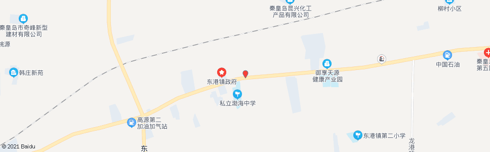 秦皇岛柳村(秦山公路)_公交站地图_秦皇岛公交_妙搜公交查询2024