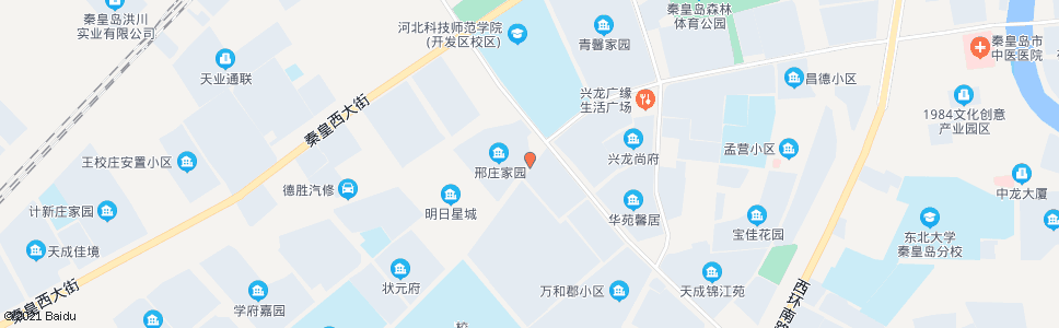 秦皇岛邢庄家园_公交站地图_秦皇岛公交_妙搜公交查询2024