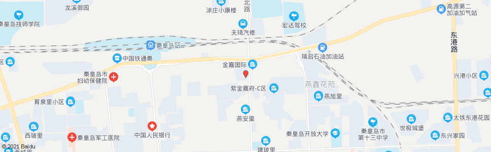 秦皇岛华夏耳鼻喉医院(亚泰美姿娇医学整容)_公交站地图_秦皇岛公交_妙搜公交查询2024