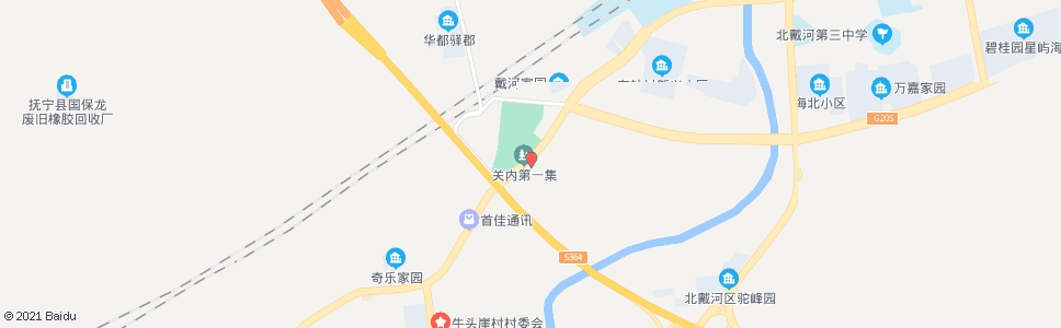 秦皇岛佳美家具城(牛头崖大集)_公交站地图_秦皇岛公交_妙搜公交查询2024