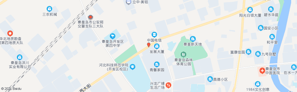 秦皇岛东风日产信浩专营店_公交站地图_秦皇岛公交_妙搜公交查询2024