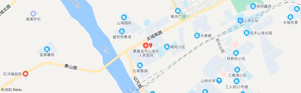 秦皇岛古城新居(市特教学校)_公交站地图_秦皇岛公交_妙搜公交查询2024