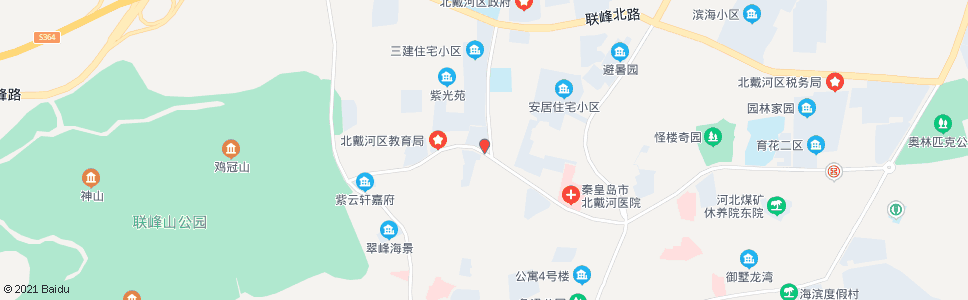 秦皇岛北岭花园_公交站地图_秦皇岛公交_妙搜公交查询2024