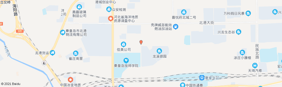 秦皇岛广缘超市和月店_公交站地图_秦皇岛公交_妙搜公交查询2024