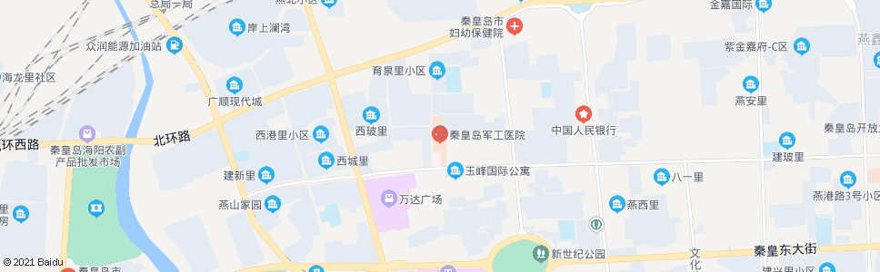 秦皇岛市军工医院_公交站地图_秦皇岛公交_妙搜公交查询2024