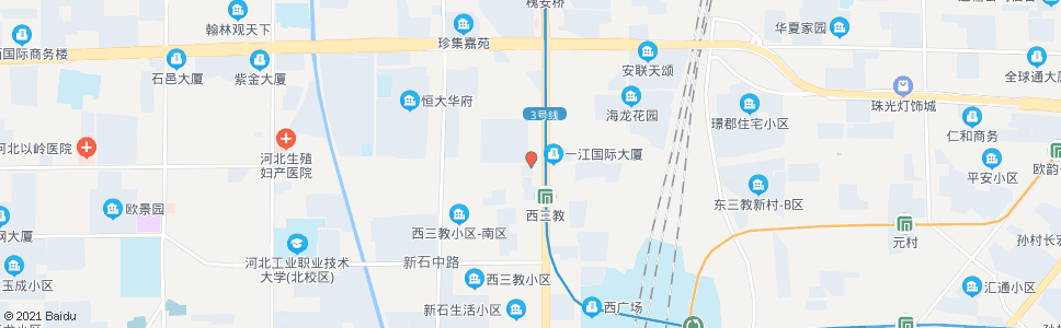 石家庄西二环新石北路口(西)_公交站地图_石家庄公交_妙搜公交查询2024