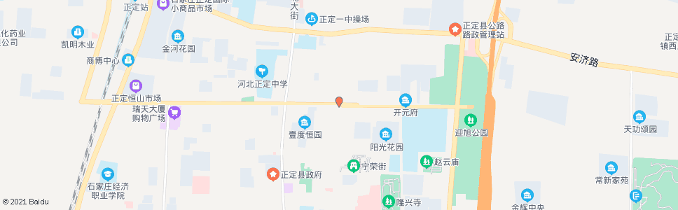 石家庄正定建设局_公交站地图_石家庄公交_妙搜公交查询2025