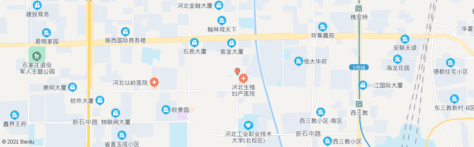 石家庄河北生殖妇产医院_公交站地图_石家庄公交_妙搜公交查询2024