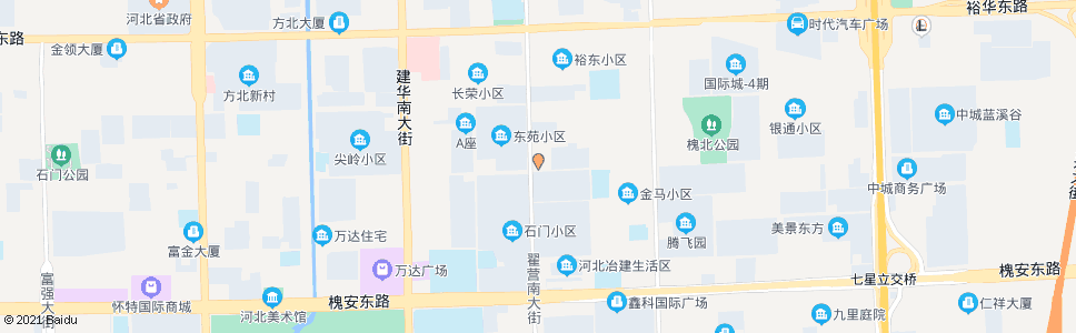 石家庄石门小区(友爱医院)_公交站地图_石家庄公交_妙搜公交查询2024