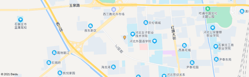 石家庄河北女子学院(燕西台小区)_公交站地图_石家庄公交_妙搜公交查询2024