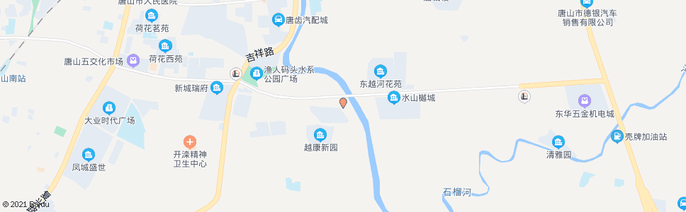 唐山西越河村_公交站地图_唐山公交_妙搜公交查询2024