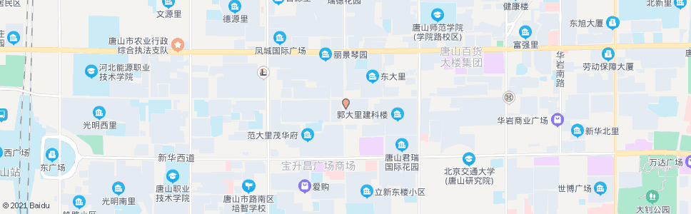 唐山朝阳道大里路口_公交站地图_唐山公交_妙搜公交查询2024