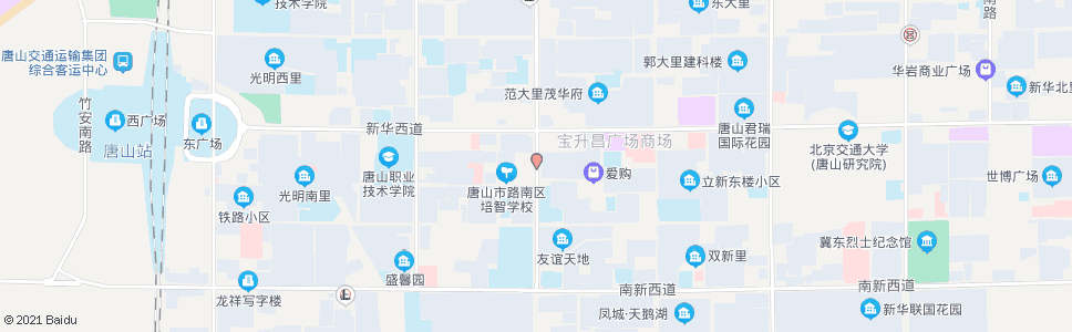 唐山东新楼_公交站地图_唐山公交_妙搜公交查询2024