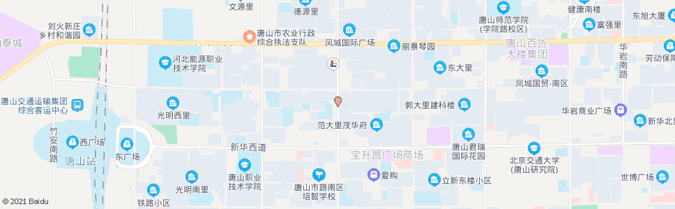 唐山四十八号小区_公交站地图_唐山公交_妙搜公交查询2024