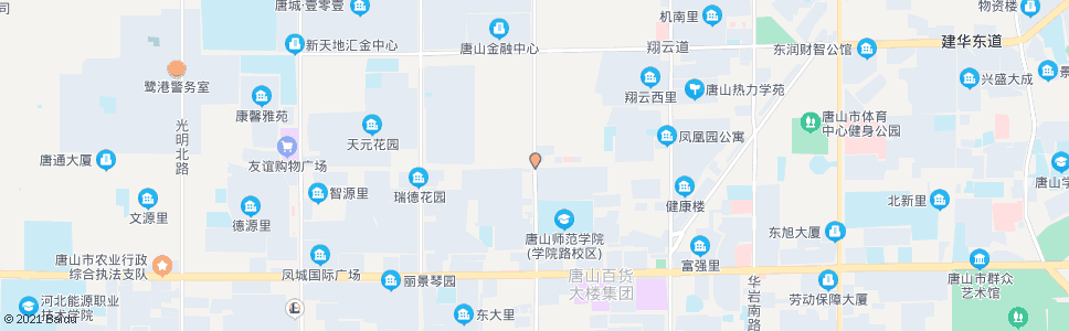 唐山长虹道学院路口_公交站地图_唐山公交_妙搜公交查询2024