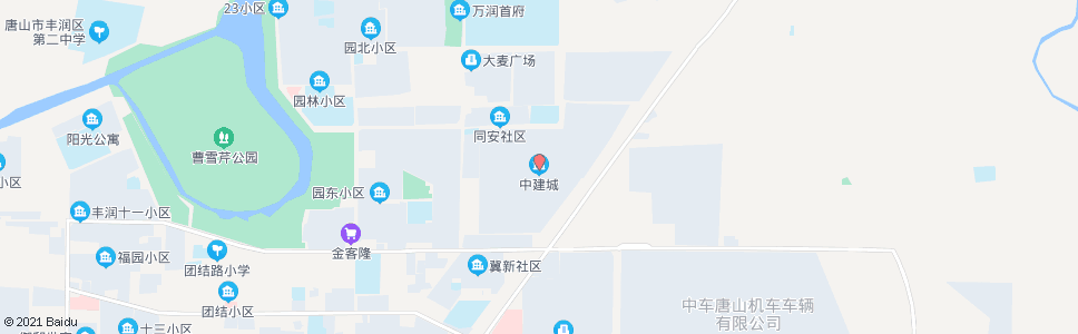 唐山中建城_公交站地图_唐山公交_妙搜公交查询2024