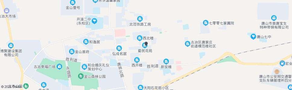 唐山震兴道爱民路口_公交站地图_唐山公交_妙搜公交查询2025