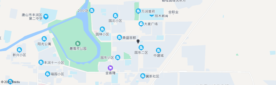 唐山园北小区_公交站地图_唐山公交_妙搜公交查询2024