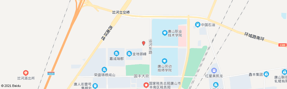 唐山运河东路停车场_公交站地图_唐山公交_妙搜公交查询2024