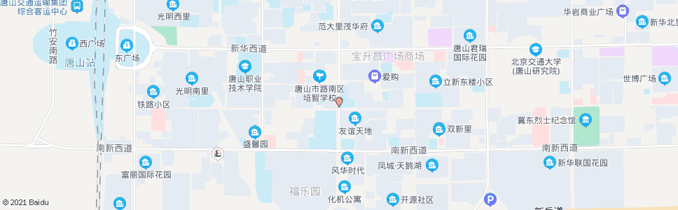 唐山国防道友谊路口_公交站地图_唐山公交_妙搜公交查询2025