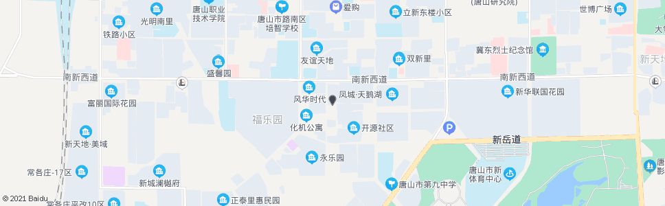 唐山南新道大里路口(北侧)_公交站地图_唐山公交_妙搜公交查询2024