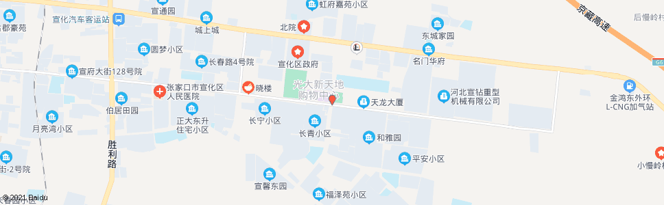 张家口长平路_公交站地图_张家口公交_妙搜公交查询2024