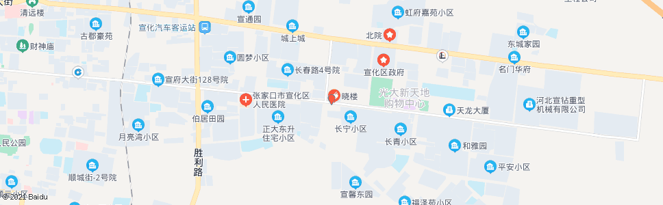 张家口长宁路_公交站地图_张家口公交_妙搜公交查询2024