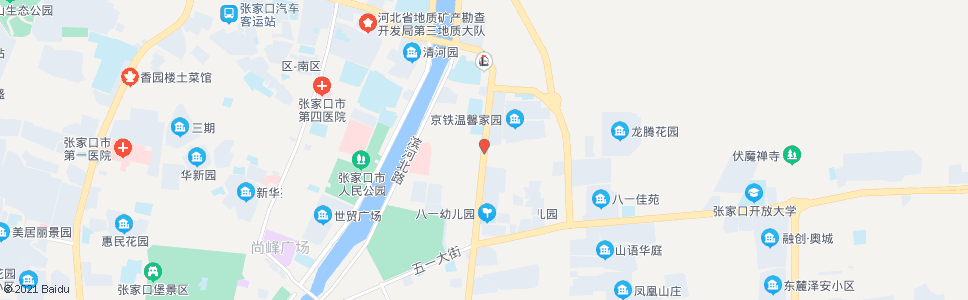 张家口建院北区_公交站地图_张家口公交_妙搜公交查询2024